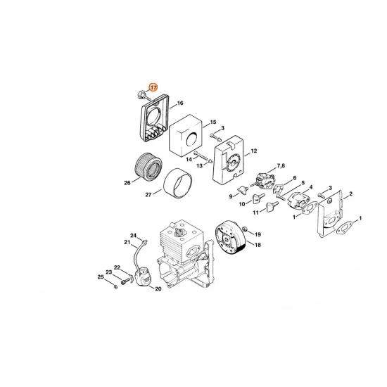 STIHL  Śruba zamykająca 4227 700 2300